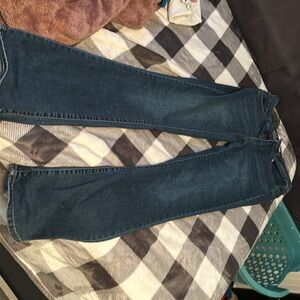 low rise bootcut jeans